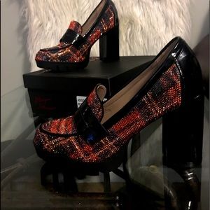 Betsy Johnson Platform Slip on loafer.